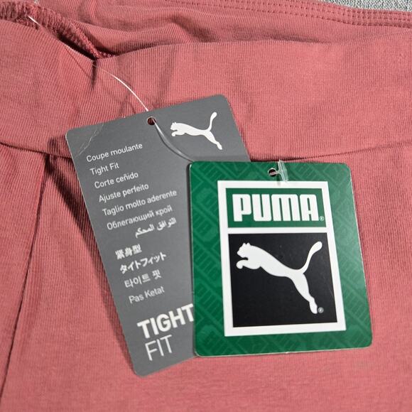 Puma Women Large NWT Iconic T7 Leggings Mauvewood Tight Fit Workout Athleisure - Picture 4 of 10